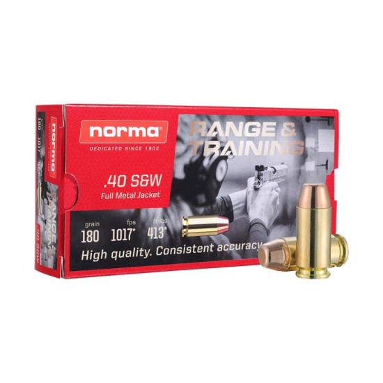 40 S&W FMJFP 11,7g Norma 
